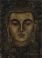 灰色の仏頭仏教